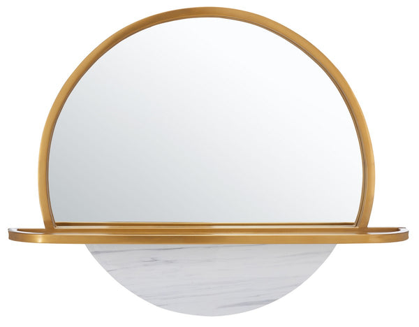 Safavieh Tsarra Mirror Gold/White  Iron/Glass MRR3057A