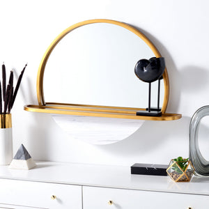 Safavieh Tsarra Mirror Gold/White  Iron/Glass MRR3057A