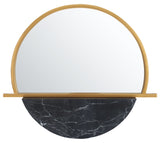 Safavieh Vaiani Mirror Gold/Black Iron/Glass MRR3058A