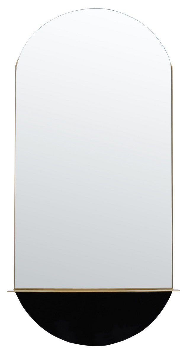 Safavieh Norbury Mirror Brass/Black Iron/Glass MRR3063A