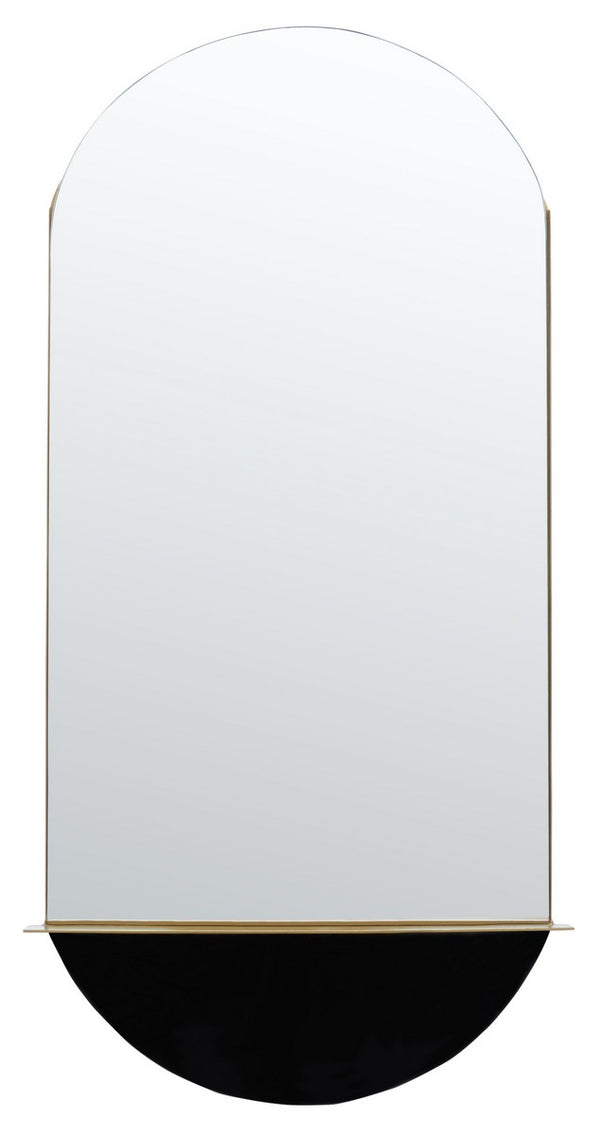 Safavieh Norbury Mirror Brass/Black Iron/Glass MRR3063A