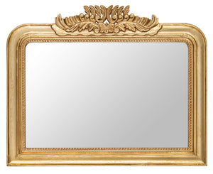 Parston Mirror - Exquisite Acanthus Crown Design, Handcrafted Wooden Frame for Timeless Elegance