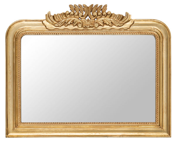 Parston Mirror - Exquisite Acanthus Crown Design, Handcrafted Wooden Frame for Timeless Elegance