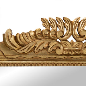 Parston Mirror - Exquisite Acanthus Crown Design, Handcrafted Wooden Frame for Timeless Elegance