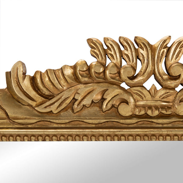 Parston Mirror - Exquisite Acanthus Crown Design, Handcrafted Wooden Frame for Timeless Elegance
