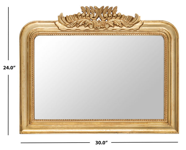 Parston Mirror - Exquisite Acanthus Crown Design, Handcrafted Wooden Frame for Timeless Elegance