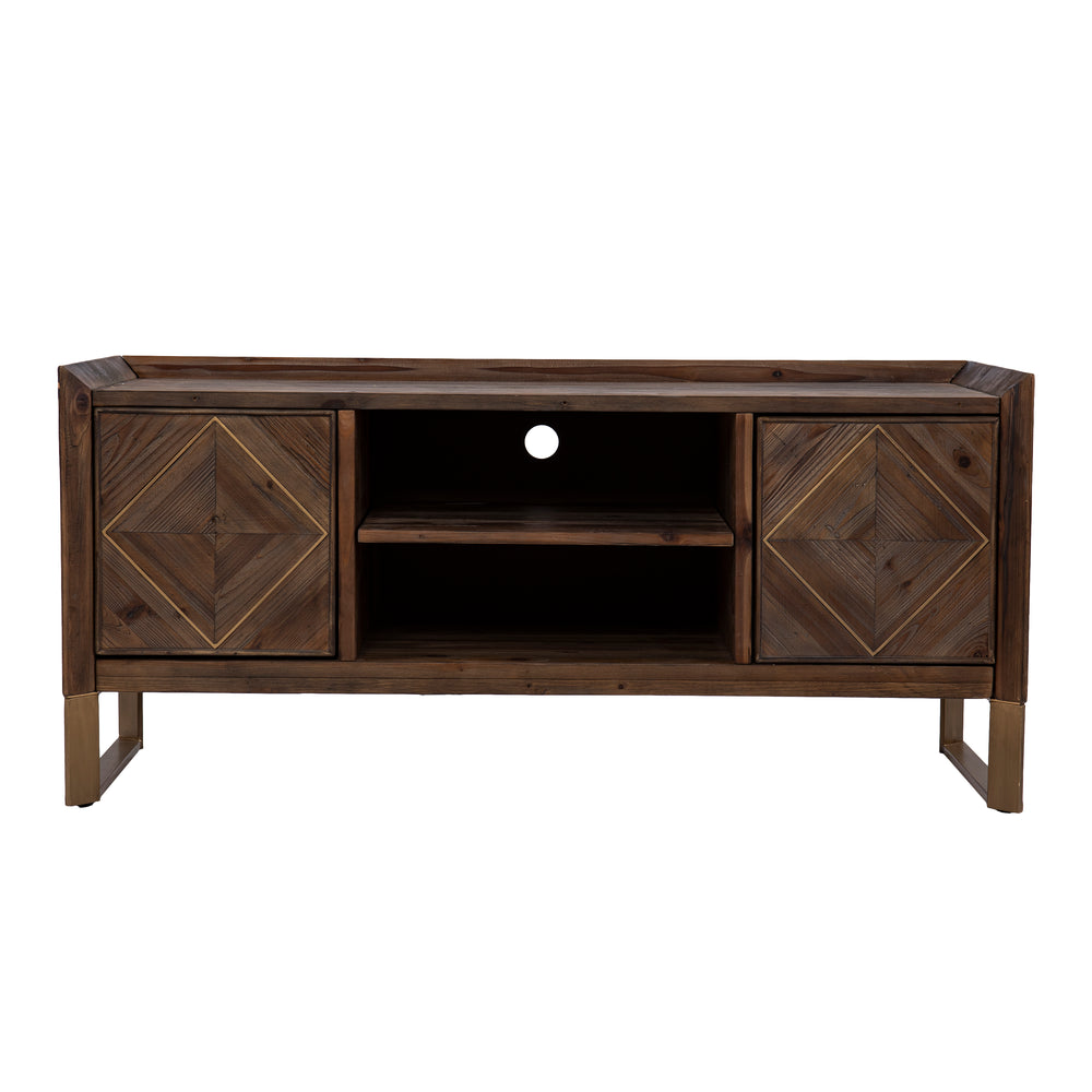 Sei Furniture Astorland Reclaimed Wood Media Console Ms1093113