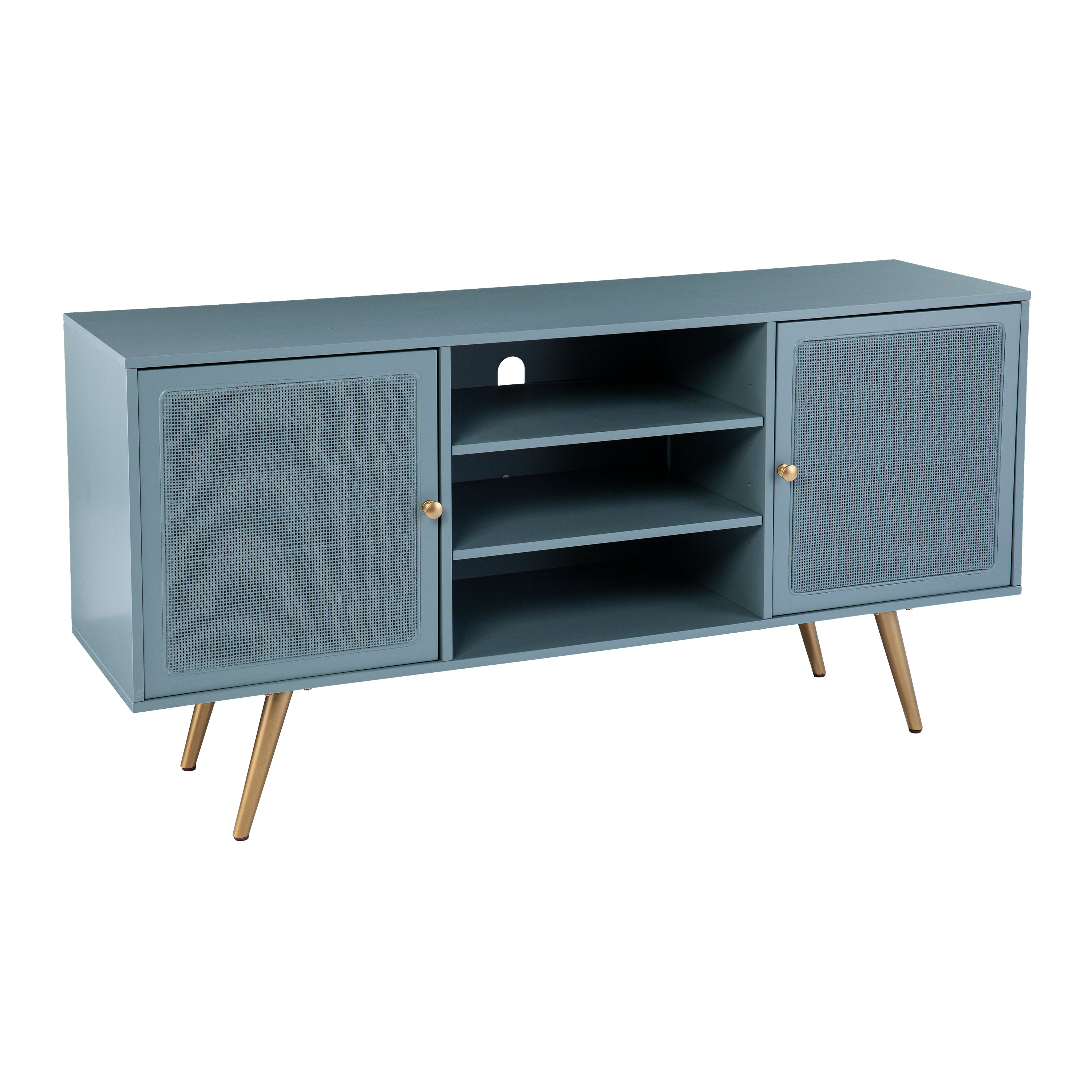 Alsterson Retro Media Stand with Storage - Thumbnail 2