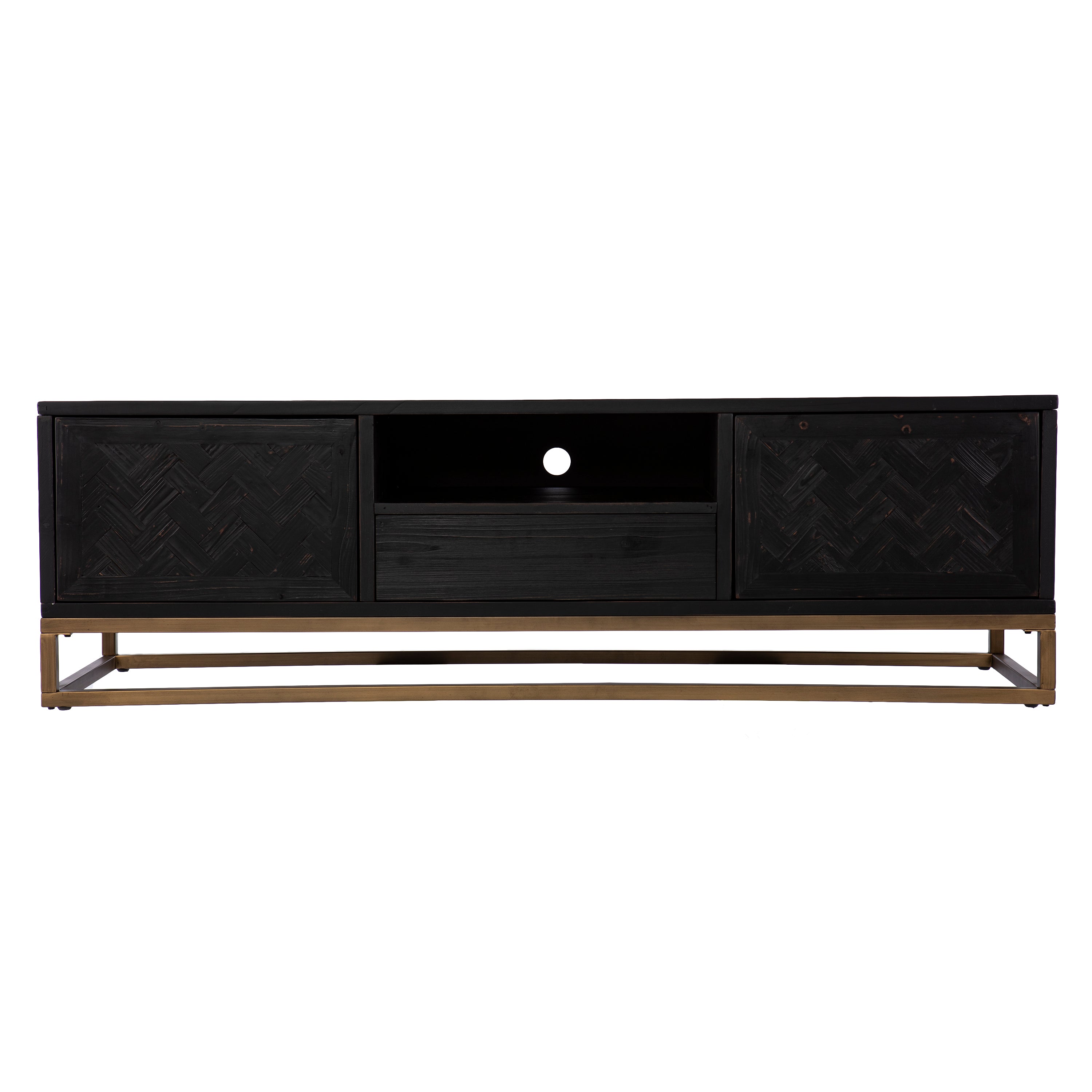 Dessingham Reclaimed Wood TV Stand - Thumbnail 3