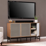 Sei Furniture Sulham Modern 3 Door Media Cabinet Ms1099556