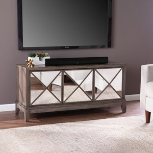 Sei Furniture Wallaston Mirrored Media Cabinet Ms1099613