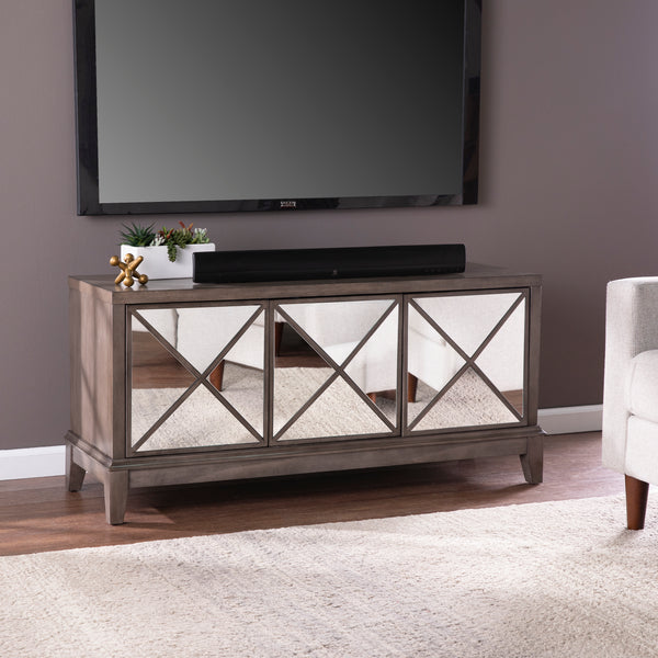 Sei Furniture Wallaston Mirrored Media Cabinet Ms1099613
