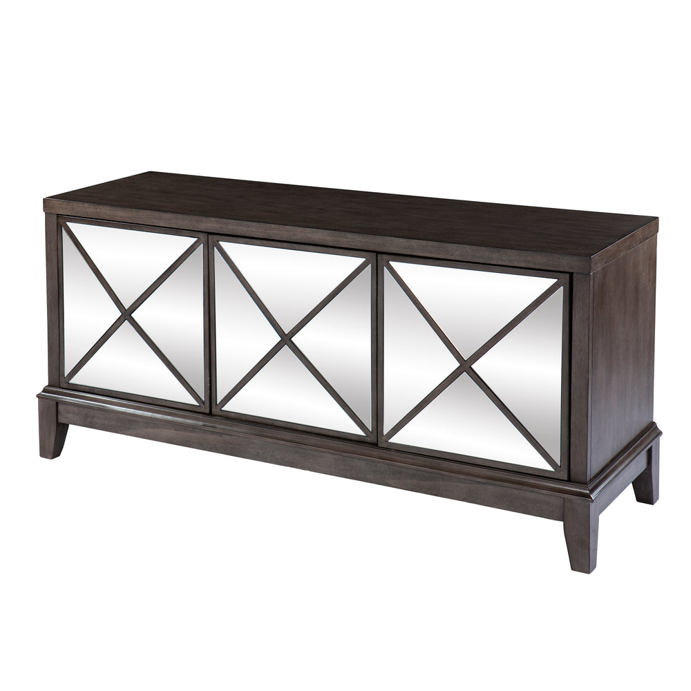 Sei Furniture Wallaston Mirrored Media Cabinet Ms1099613