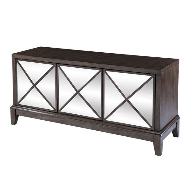Sei Furniture Wallaston Mirrored Media Cabinet Ms1099613