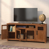 Legends Furniture Traditional TV Stand for TV's up to 75 Inches, Fully Assembled MS1220.BRO