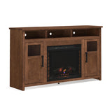 Traditional TV Stand with Electric Fireplace Included