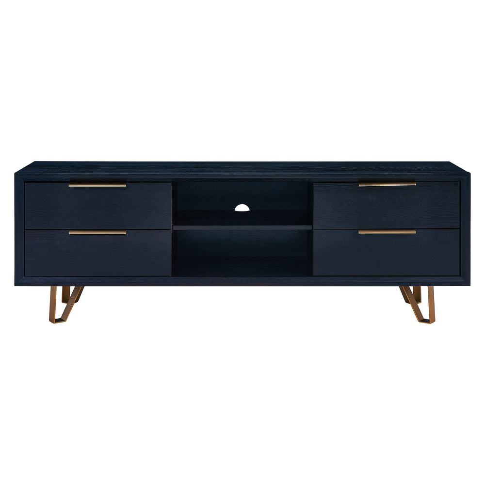 Sei Furniture Malone Black Entertainment Console Ms6871