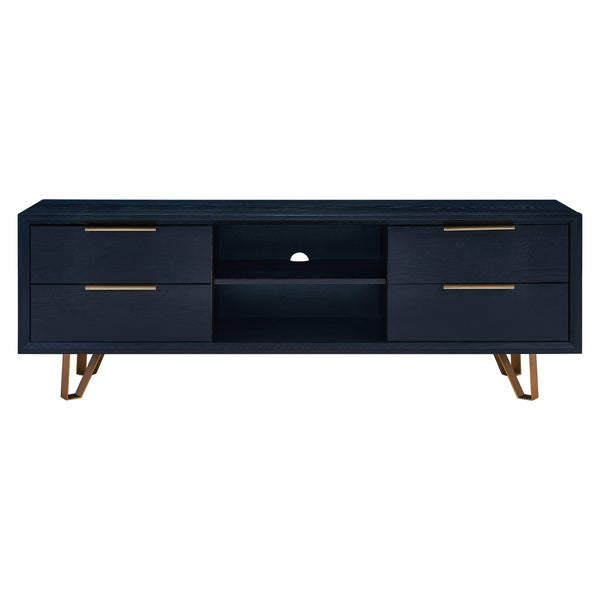 Sei Furniture Malone Black Entertainment Console Ms6871