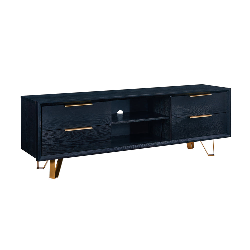 Sei Furniture Malone Black Entertainment Console Ms6871