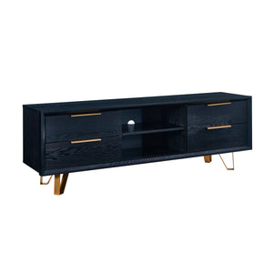 Sei Furniture Malone Black Entertainment Console Ms6871