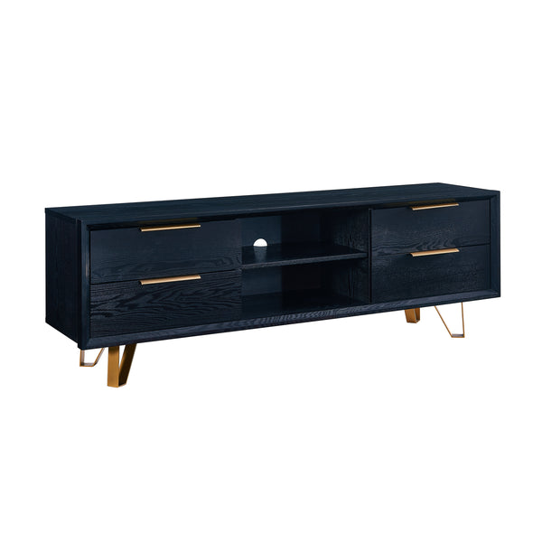 Sei Furniture Malone Black Entertainment Console Ms6871