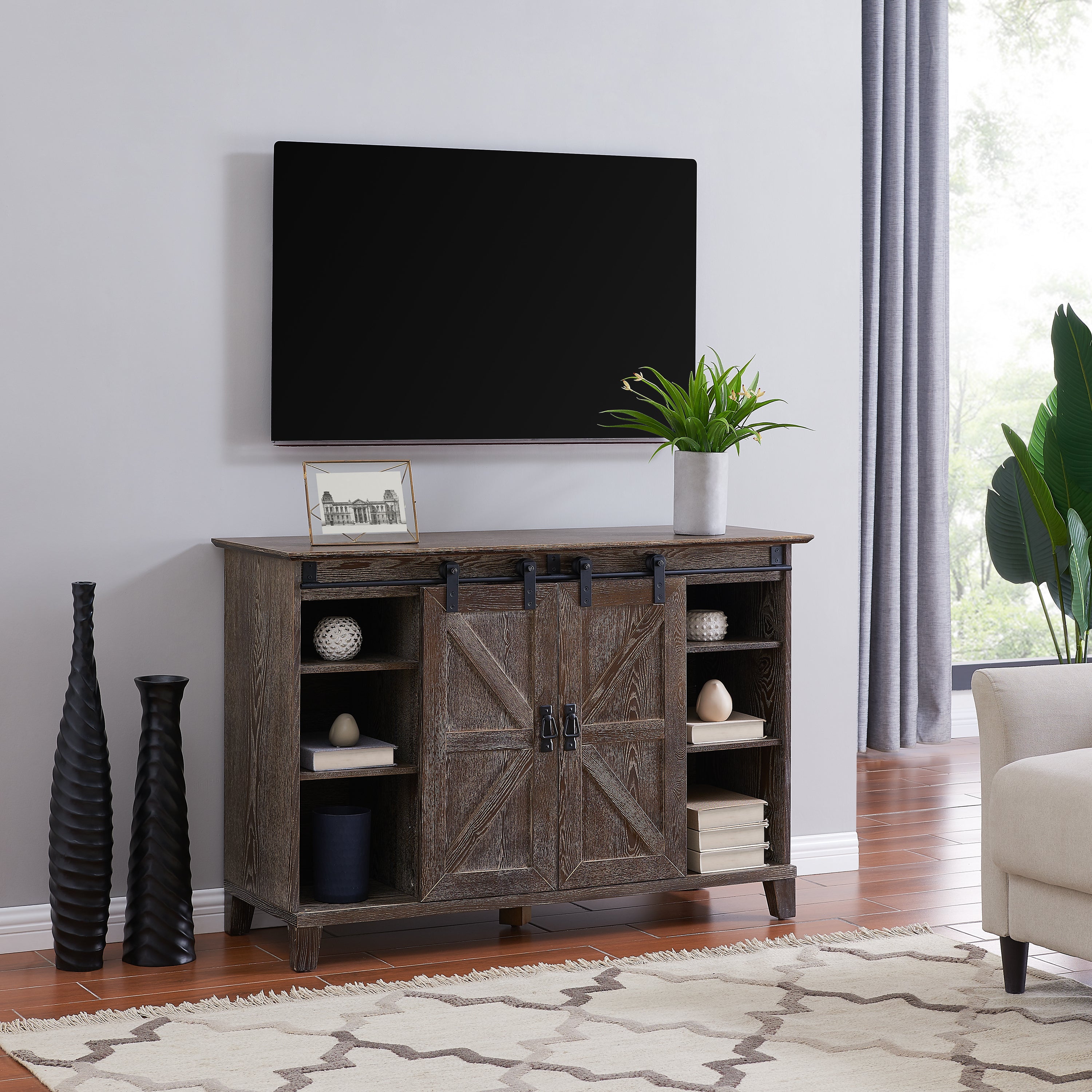 Holmes Barn Door TV Stand - Thumbnail 3
