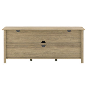 Walker Edison Mission Transitional/Traditional 58" Slatted Side Wood Console MSET58COAG