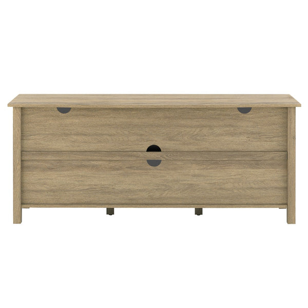 Walker Edison Mission Transitional/Traditional 58" Slatted Side Wood Console MSET58COAG