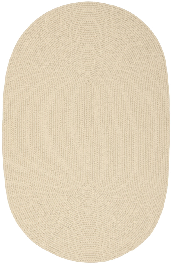 Msj Winding Braid Braided Polypropylene Rug in Wheat 2ft-6in x 3ft-10in Oval