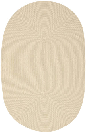 Msj Winding Braid Braided Polypropylene Rug in Wheat 2ft-6in x 3ft-10in Oval