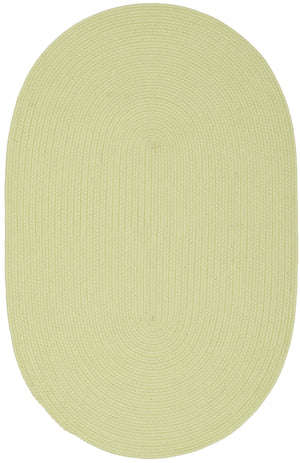 Msj Winding Braid Braided Polypropylene Rug in Eucalyptus 2ft-6in x 3ft-10in Oval
