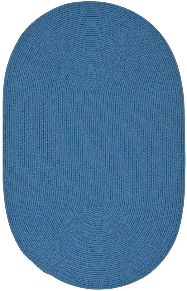 Msj Winding Braid Braided Polypropylene Rug in Ink 2ft-6in x 3ft-10in Oval