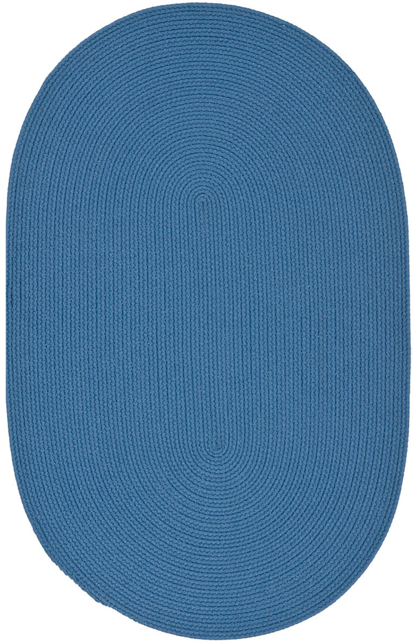 Msj Winding Braid Braided Polypropylene Rug in Ink 2ft-6in x 3ft-10in Oval