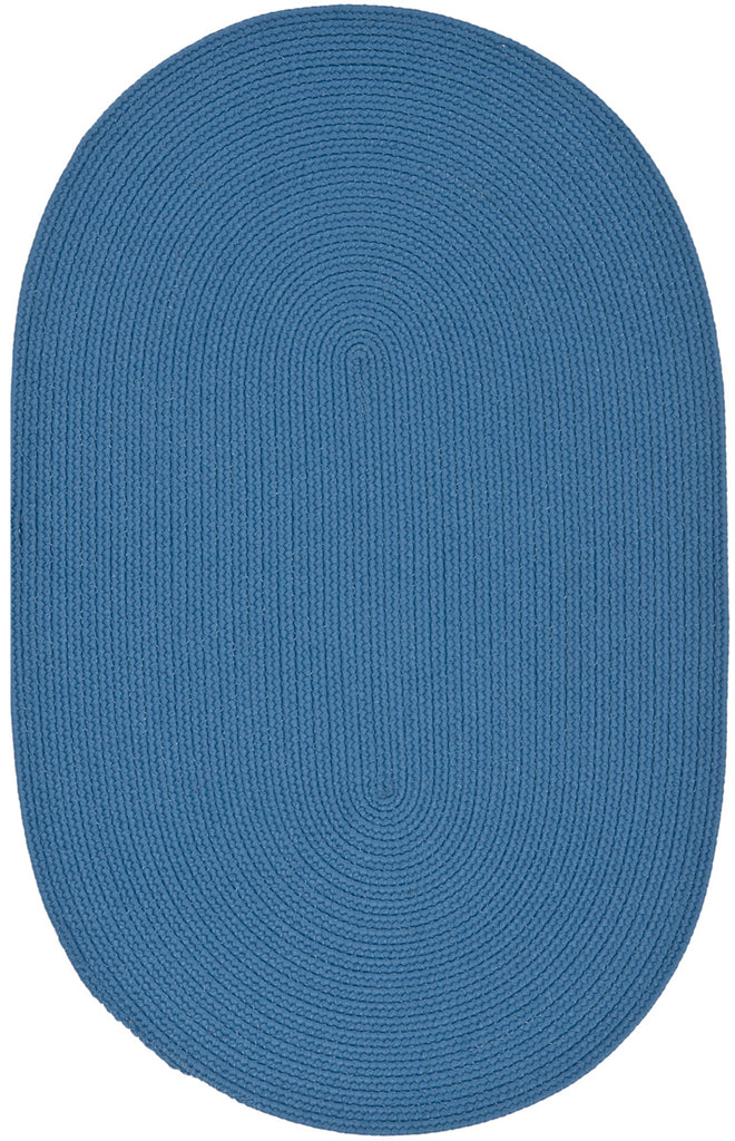 Msj Winding Braid Braided Polypropylene Rug in Ink 2ft-6in x 3ft-10in Oval