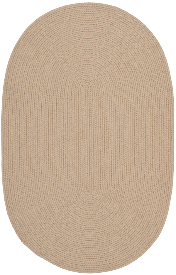 Msj Winding Braid Braided Polypropylene Rug in Caraway 2ft-6in x 3ft-10in Oval