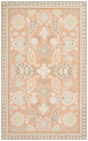 Msj Conservatory Stitches- 23/Inch Hand Tufted Wool & Viscose Rug in Conch, Pink 9ft x 12ft