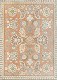 Msj Conservatory Stitches- 23/Inch Hand Tufted Wool & Viscose Rug in Conch, Pink 9ft x 12ft