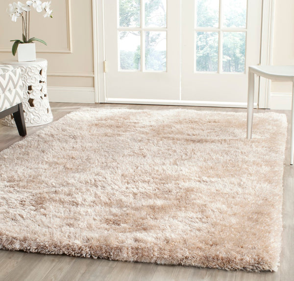 Safavieh Msr South Beach Shag Hand Tufted 80% Polyester and 20% Cotton Rug MSR0562C-5