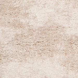 Martha Stewart Shag Hand Tufted 80% Polyester 20% Cotton Rug in Champagne 8ft x 10ft
