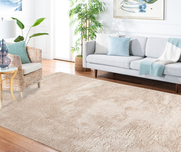 Safavieh Msr South Beach Shag Hand Tufted 80% Polyester and 20% Cotton Rug MSR0562C-3