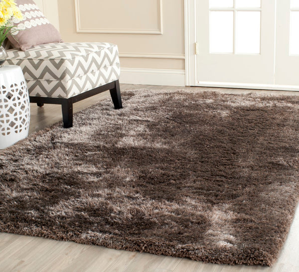 Safavieh Msr South Beach Shag Hand Tufted 80% Polyester and 20% Cotton Rug MSR0562D-4