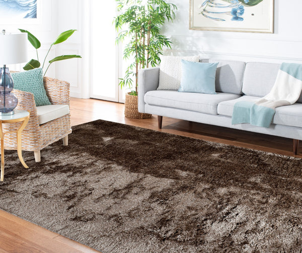 Safavieh Msr South Beach Shag Hand Tufted 80% Polyester and 20% Cotton Rug MSR0562D-4