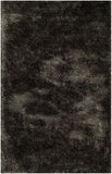 Martha Stewart Shag Hand Tufted 80% Polyester 20% Cotton Rug in Charcoal 8ft x 10ft