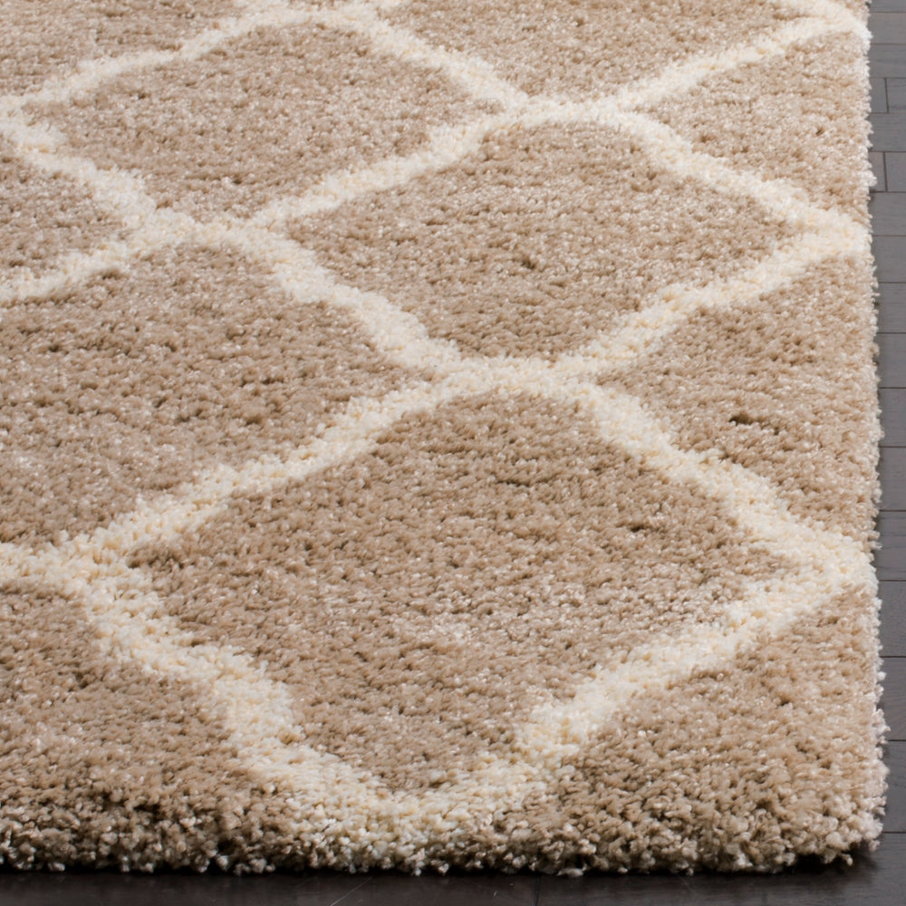 Martha Stewart 200 Martha Stewart 283 Flokati & Shag Power Loomed Polypropylene Pile Rug in Beige, Ivory 6ft x 9ft