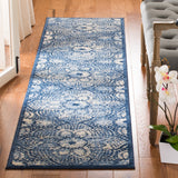 Martha Stewart 28 62 Traditional Power Loomed Polypropylene Pile Rug Navy / Creme