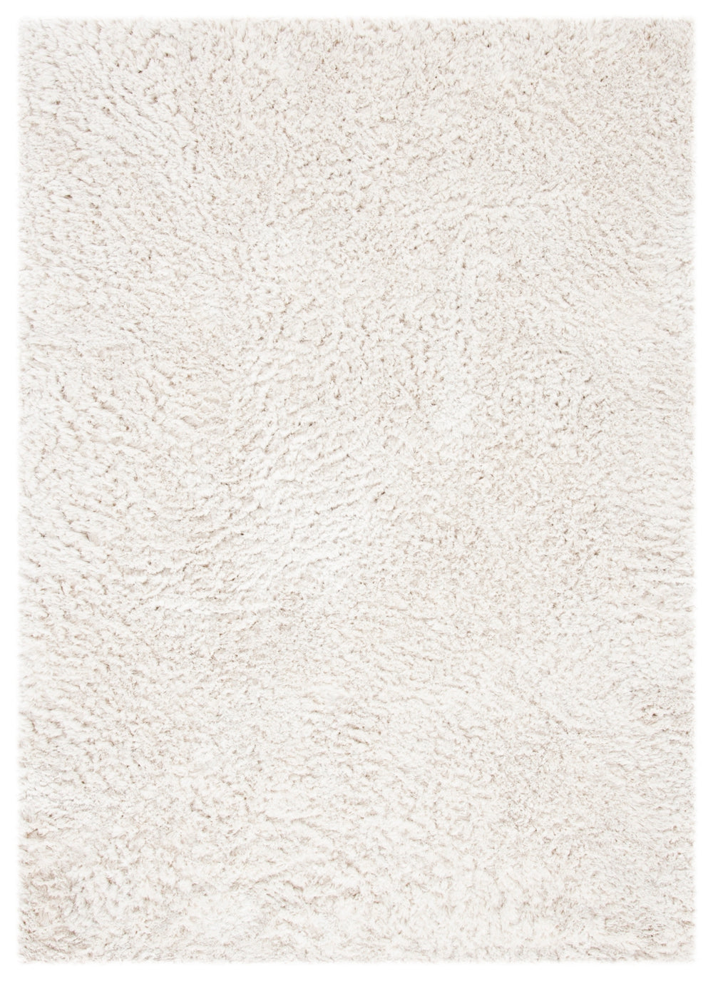 Martha Stewart 300 Martha Stewart 330 Flokati & Shag Power Loomed 100% Polyester Rug in Ivory 5ft-3in x 7ft-6in
