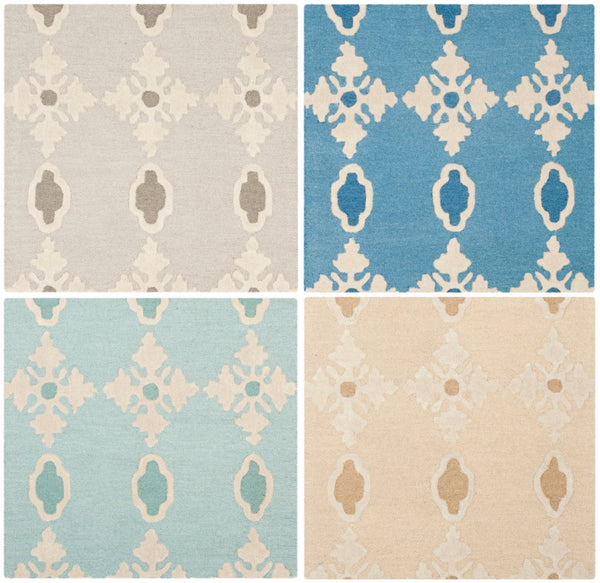 Martha Stewart 3313 Hanf Tufted 100% Wool Pile Rug in Warm Grey 8ft x 10ft