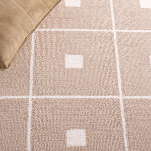 Safavieh Msr3361 Micro Loop Geometric Hand Tufted Rug Beige / Ivory MSR3361A-8