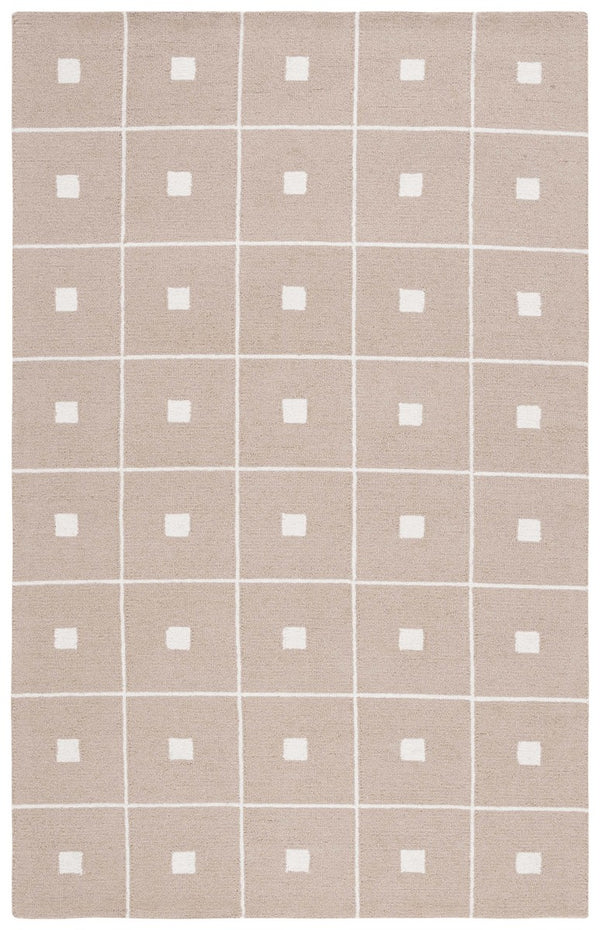 Safavieh Msr3361 Micro Loop Geometric Hand Tufted Rug Beige / Ivory MSR3361A-8