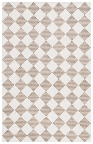 Safavieh Msr3362 Micro Loop Geometric Hand Tufted Rug Natural / Beige MSR3362B-8